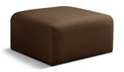 Pouf en velours Arc