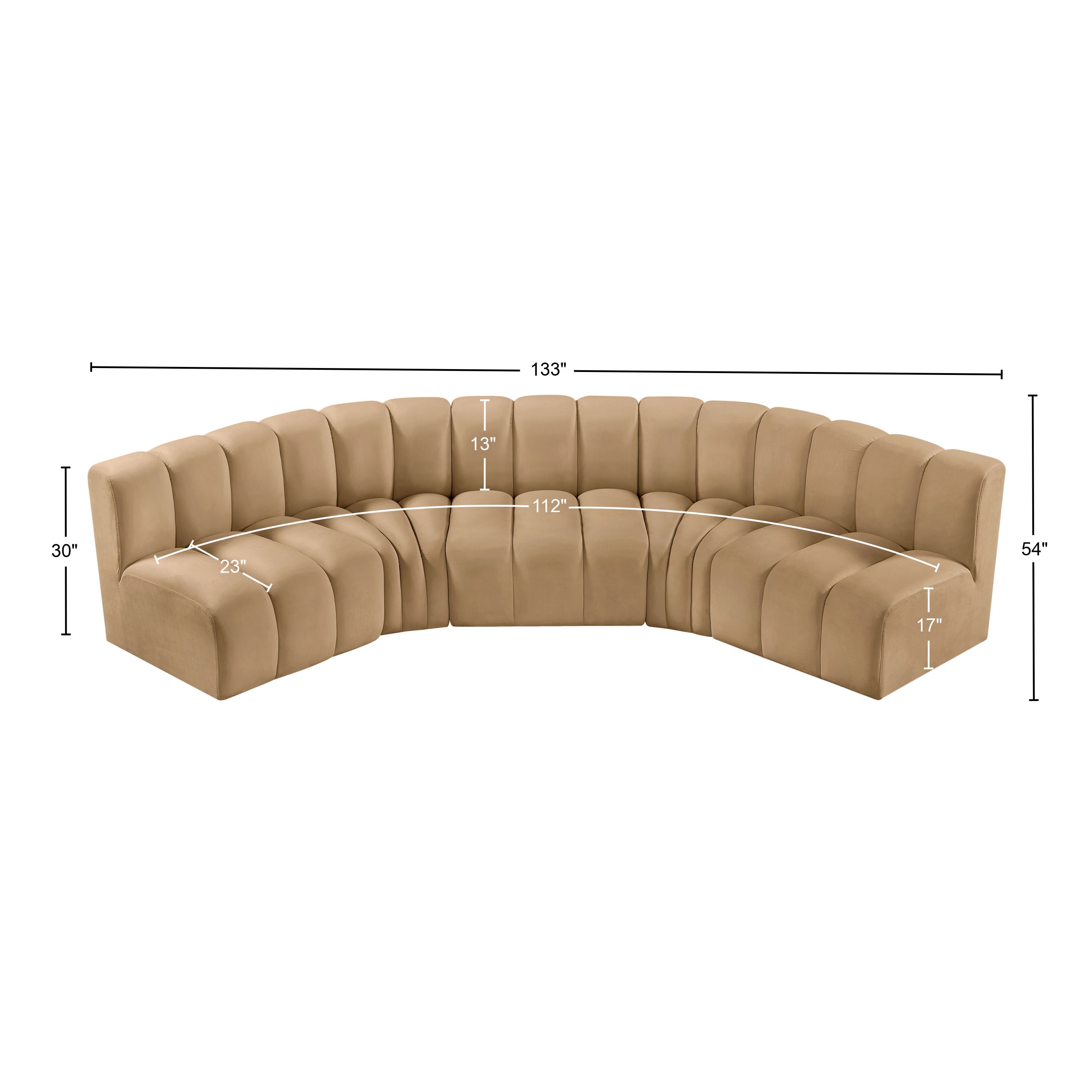 Arc Velours 5pc. En coupé