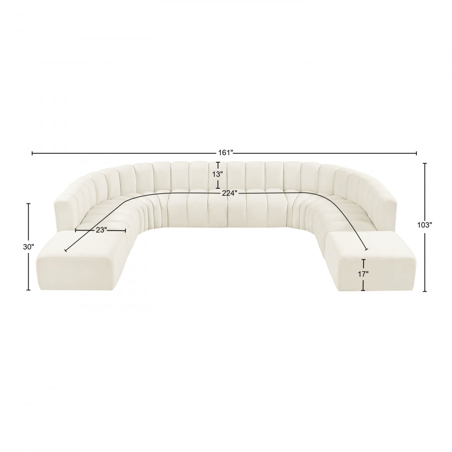 Arc Velours 10pc. En coupé