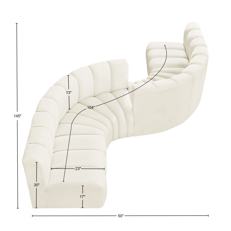 Arc Velours 6pc. En coupé