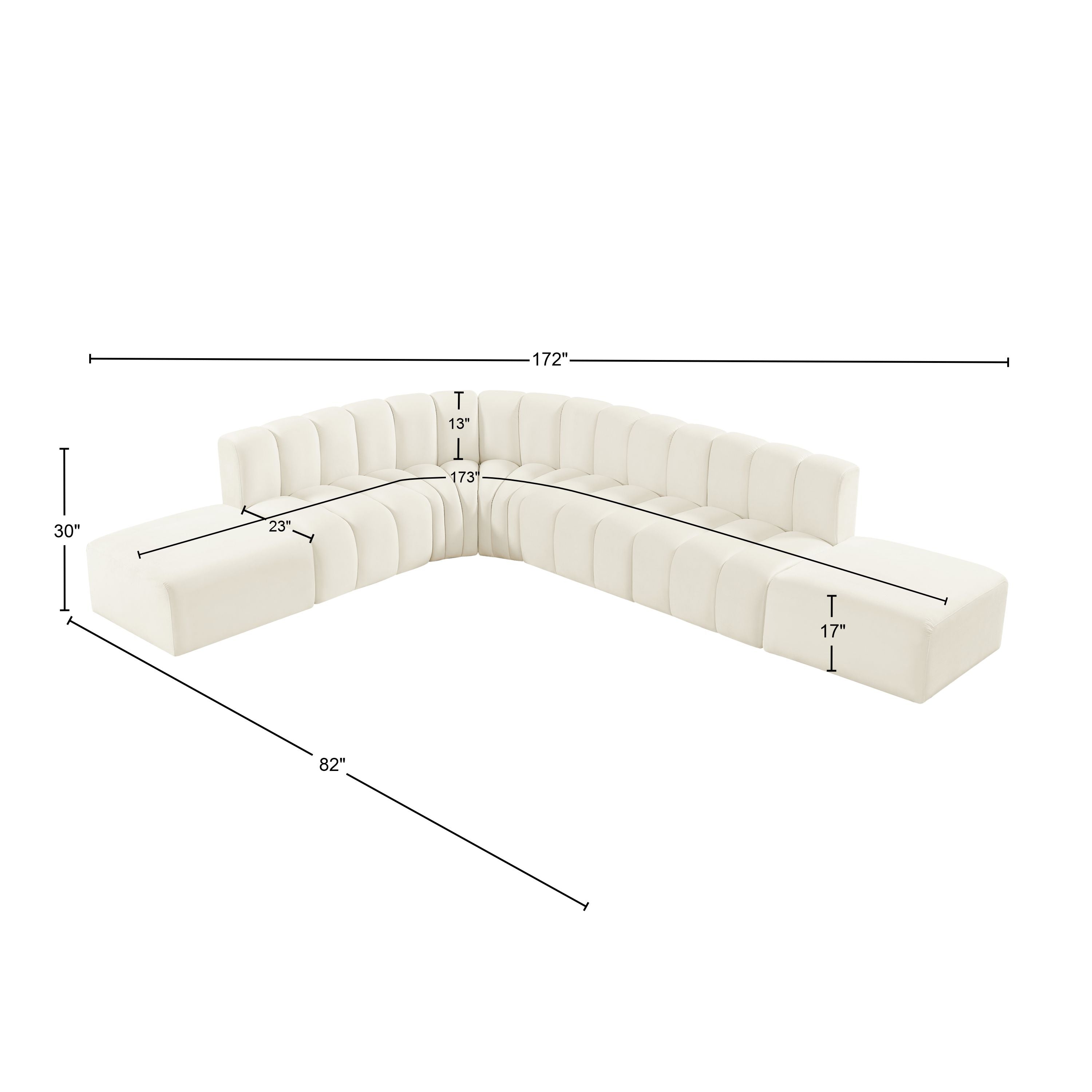 Arc Velours 7pc. En coupé
