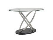TABLE CANAPÉ - NOIR/ARGENT ( Meuble Mtl )