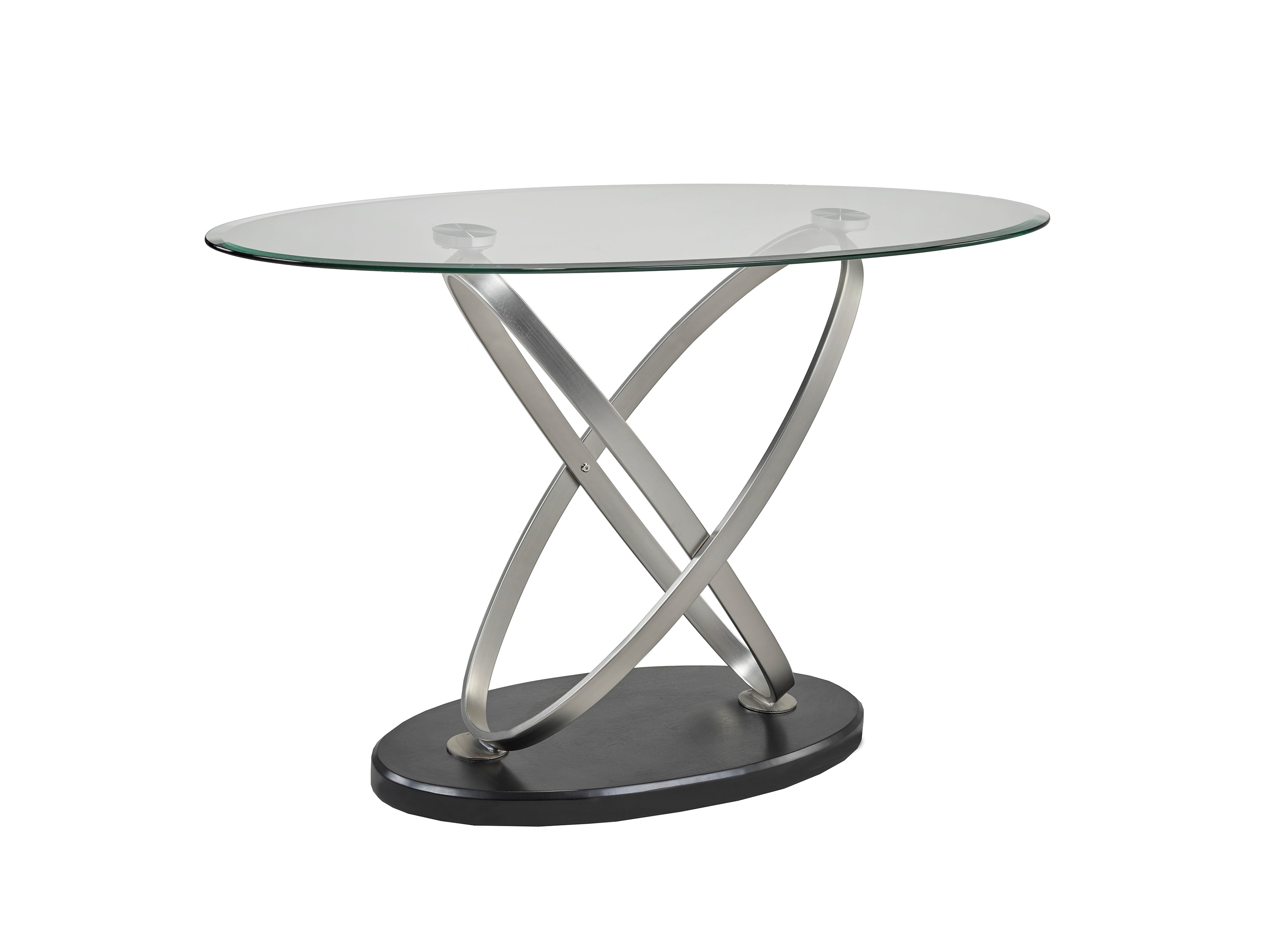 TABLE CANAPÉ - NOIR/ARGENT ( Meuble Mtl )