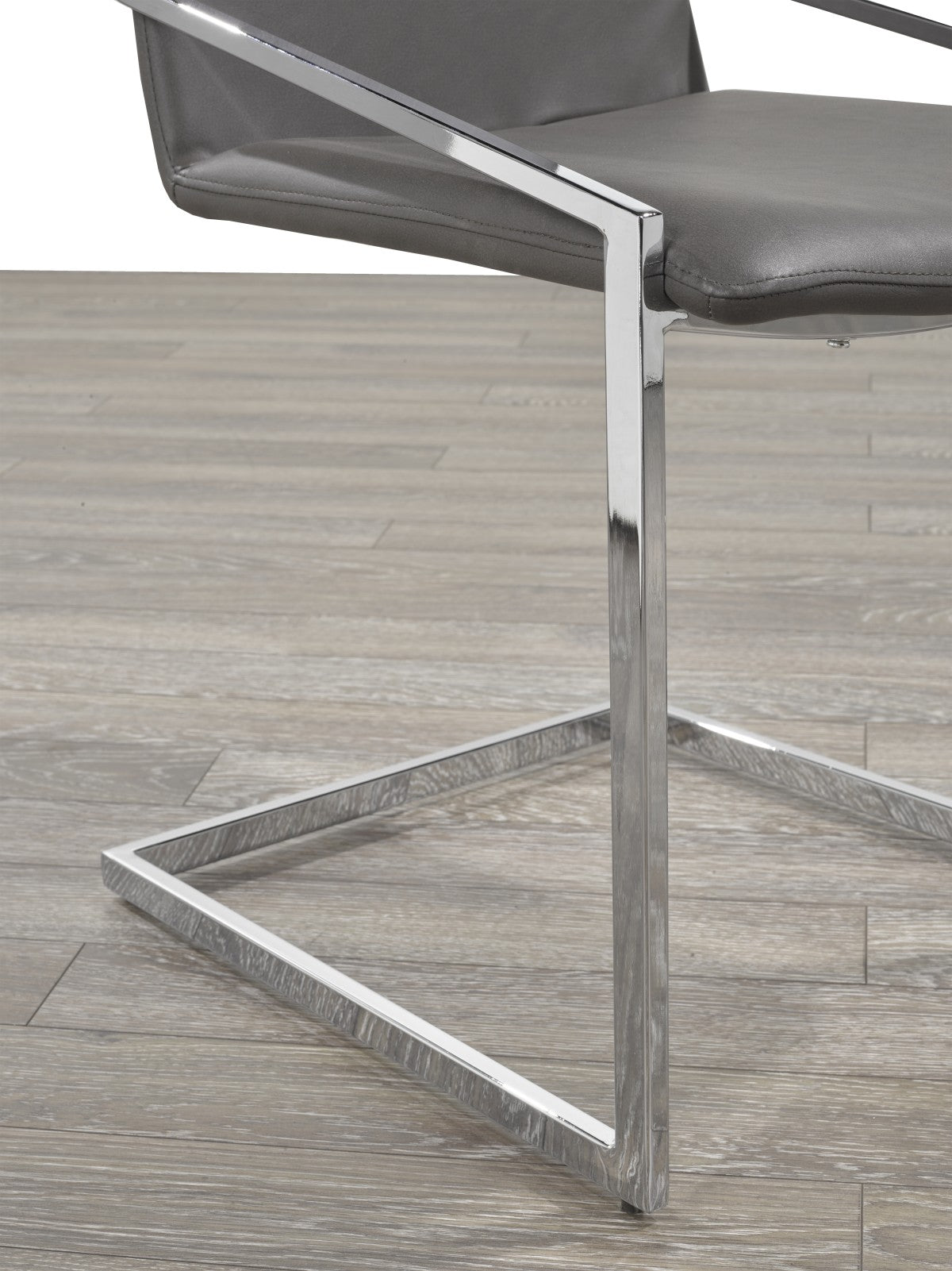 CHAISE DE SALLE À MANGER, JEU DE 2 - GRIS ( Meuble Mtl )