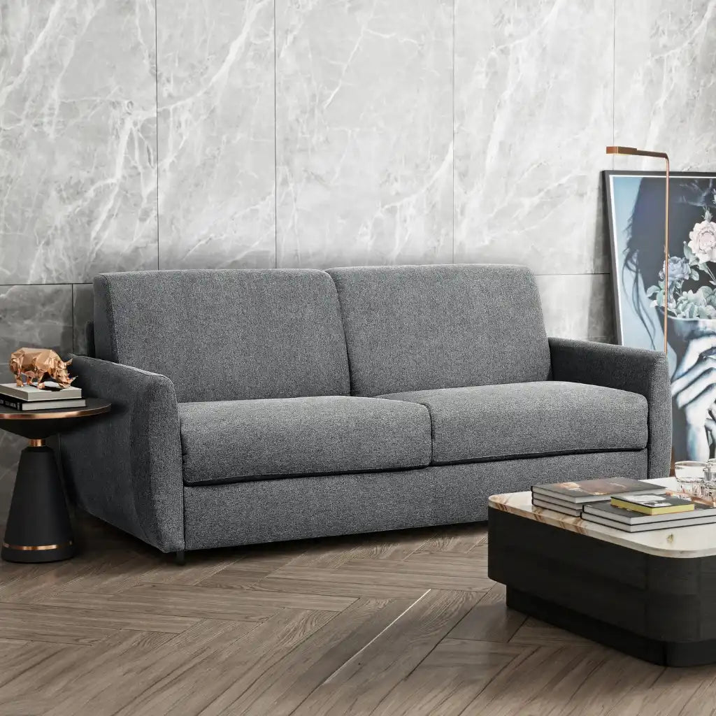 Canapé-lit Vitale gris foncé – Moderne et confortable