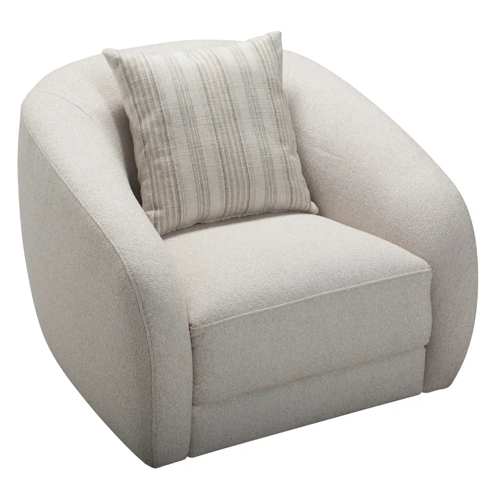 Sophy : Le Fauteuil Pivotant 360° au Fini Elly Almond