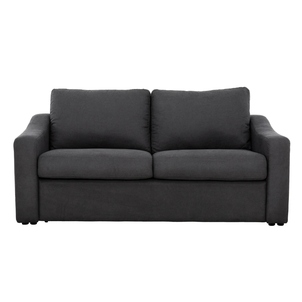 Canapé-lit SNF Flow gris foncé – Matelas hybride