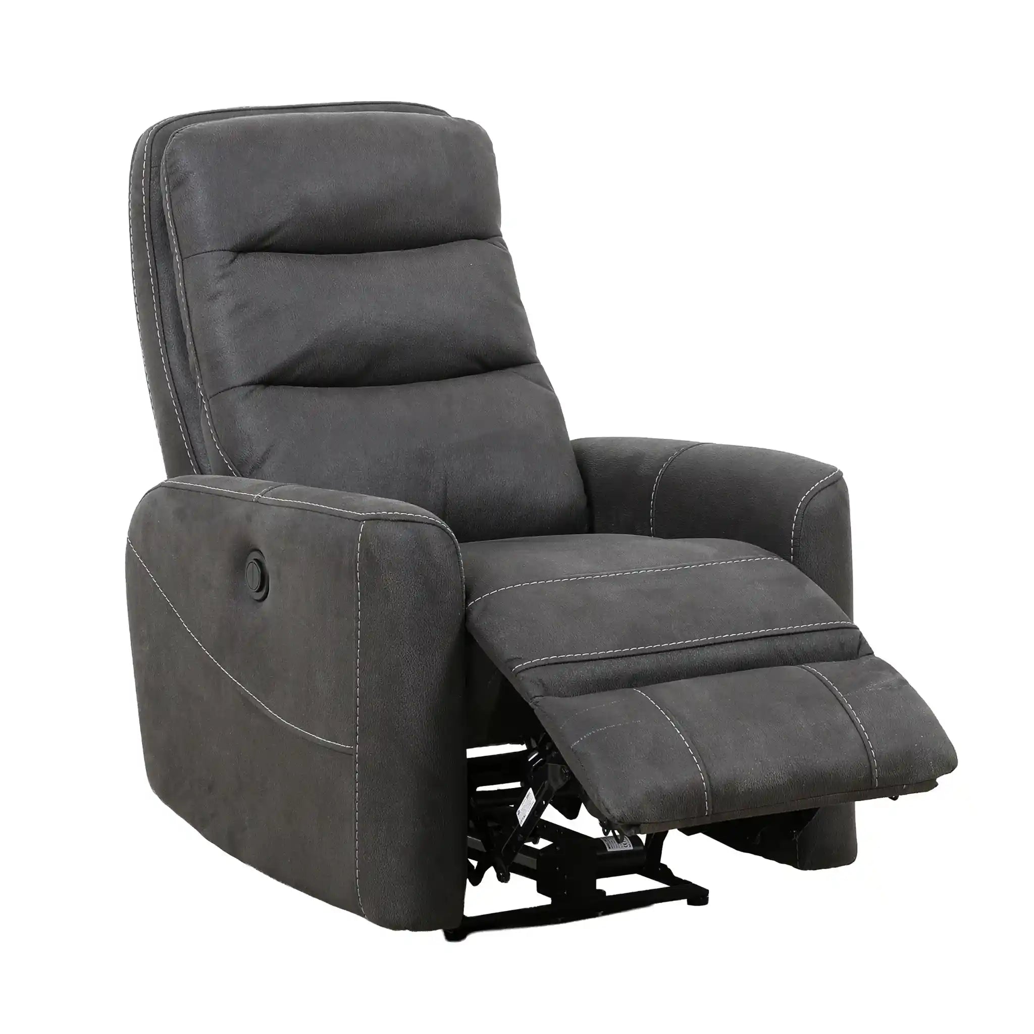 Primo Cole Fauteuil Inclinable Électrique Tissu Gris Palermo