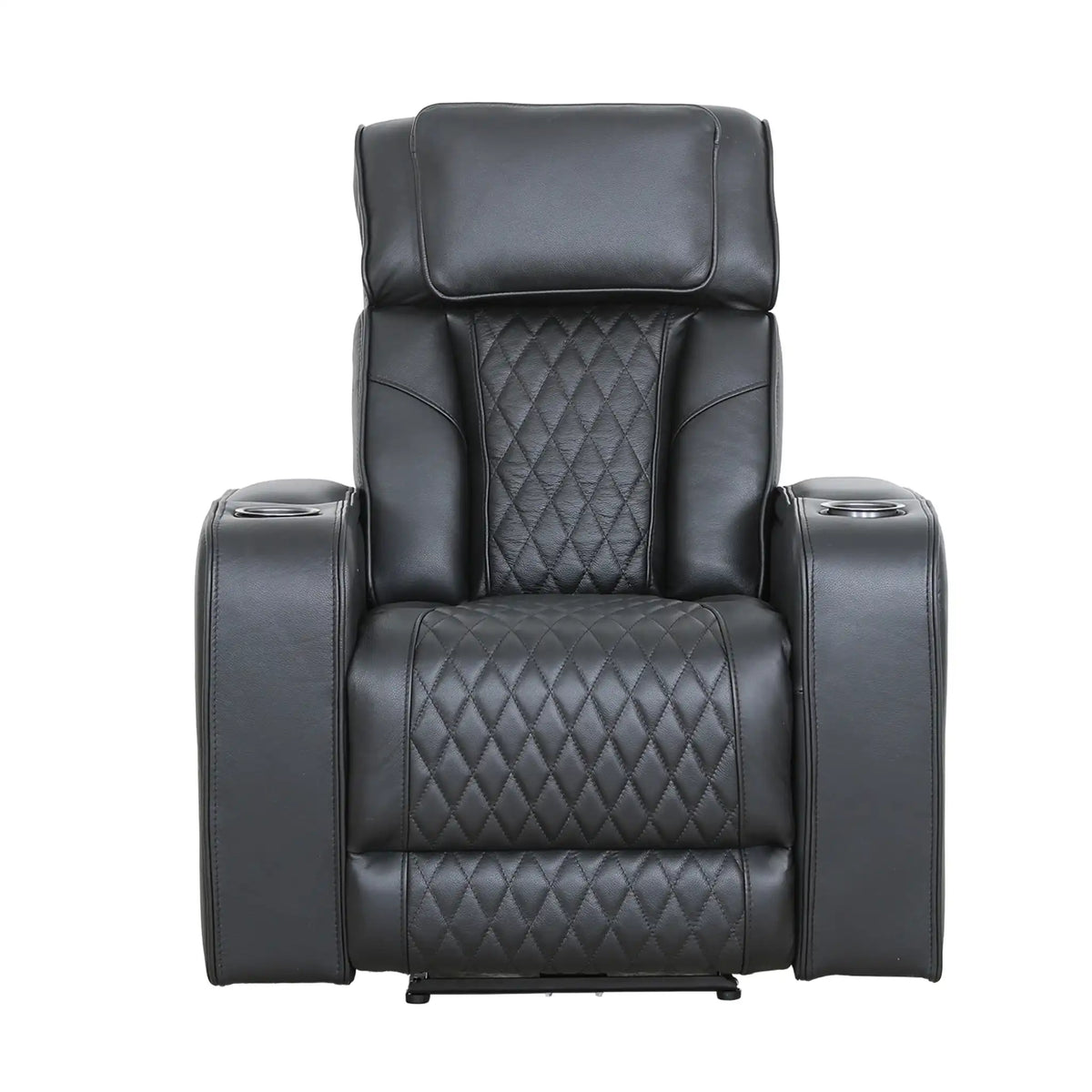 Fauteuil inclinable et berçant électrique Primo Colton, noir