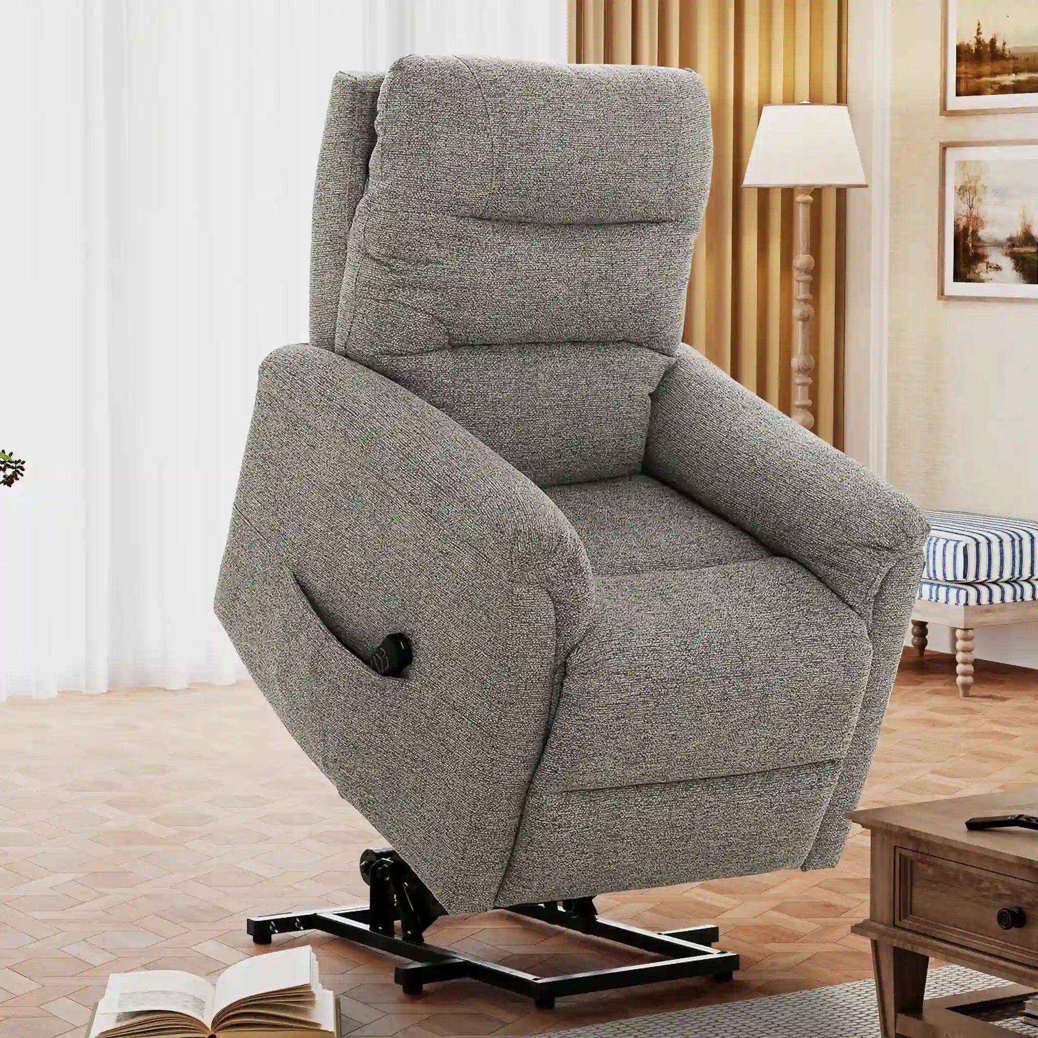 Stearns & Foster Amalie Fauteuil Inclinable Petit Espace Releveur Électrique