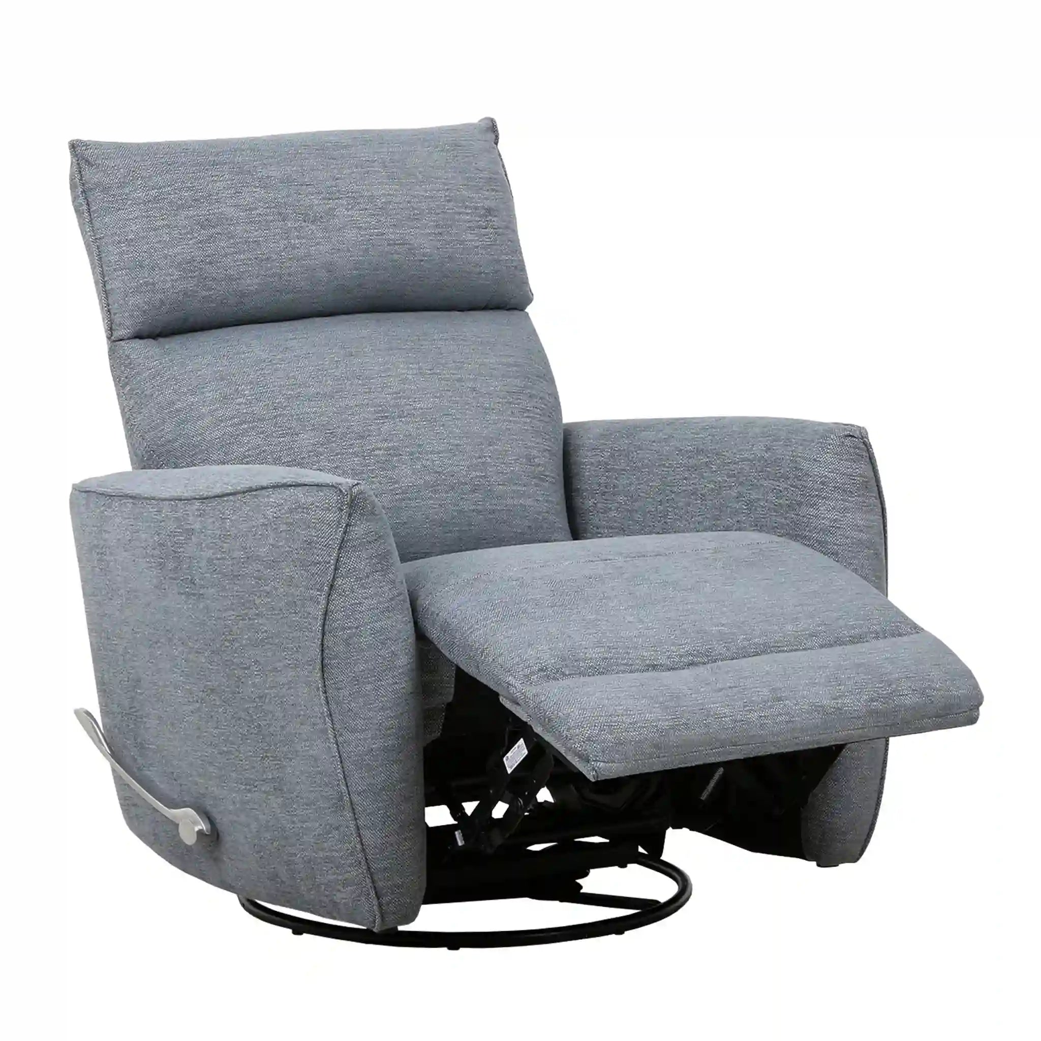 Primo Owen Fauteuil Pivotant Inclinable et Berçant Gris Bayside