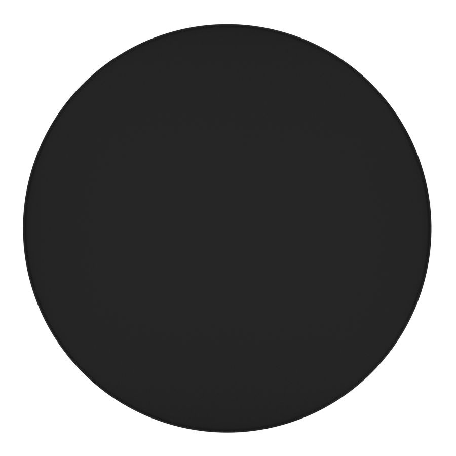 Table basse ronde Boden en noir et noyer