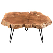 Table Basse Nila en Naturel et Noir ( Meuble Mtl )