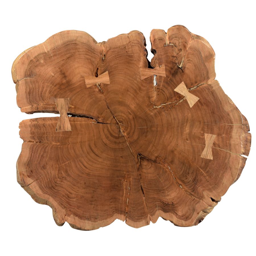 Table Basse Nila en Naturel et Noir ( Meuble Mtl )