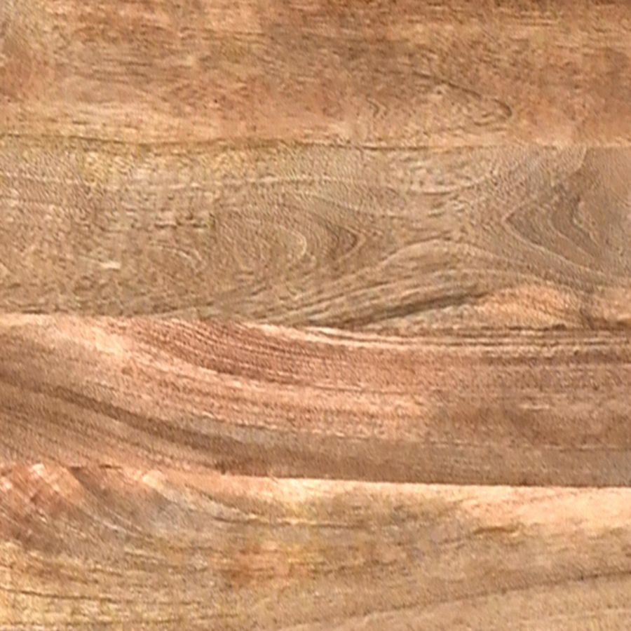 Ensemble de table basse Darsh 3 pièces en naturel et noir ( Meuble Mtl ) 