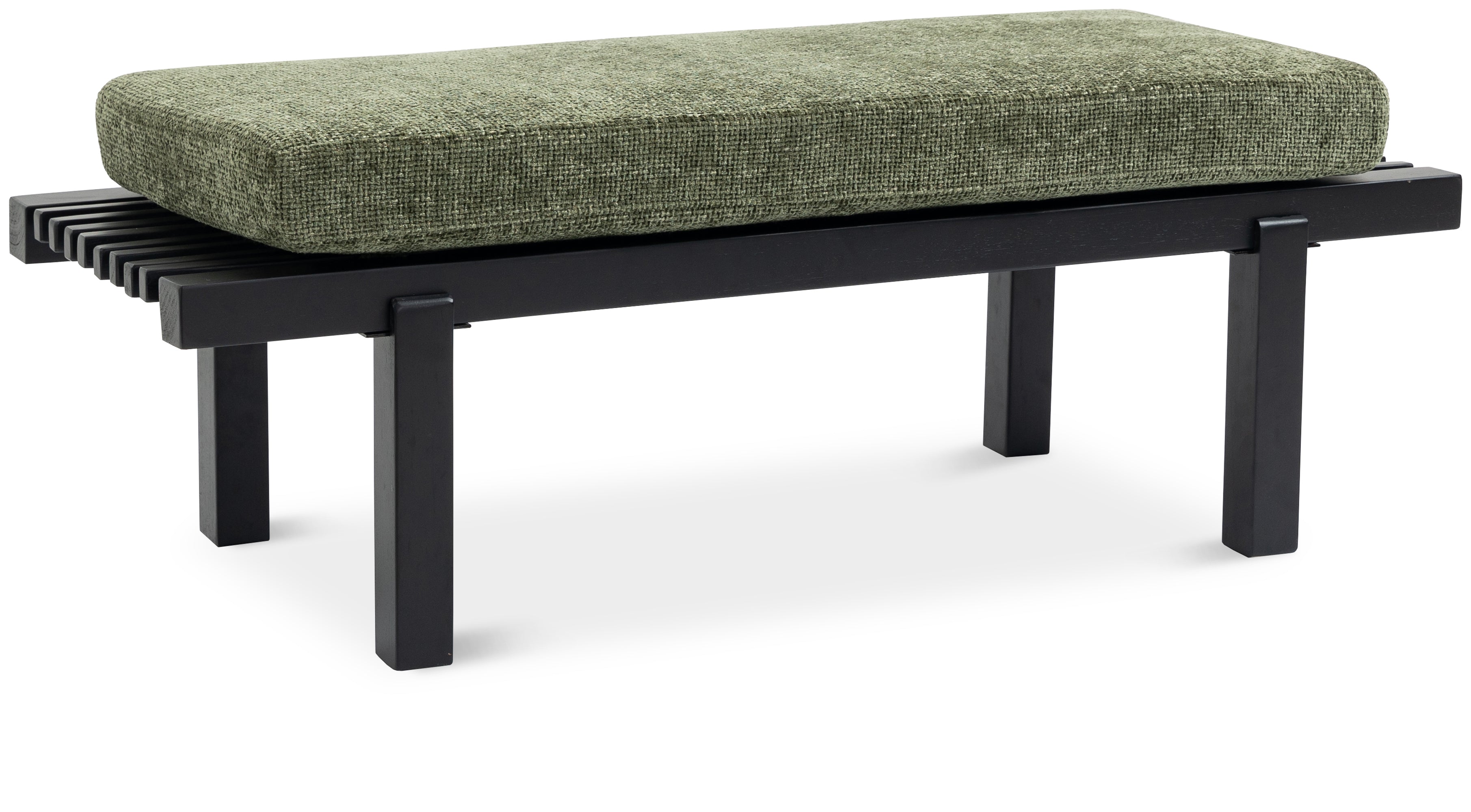 Banc en tissu chenille Naya