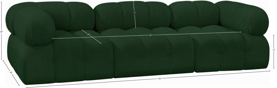 Canapé Ames en tissu bouclé