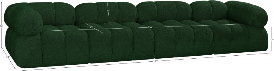 Canapé Ames en tissu bouclé