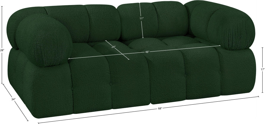 Canapé Ames en tissu bouclé