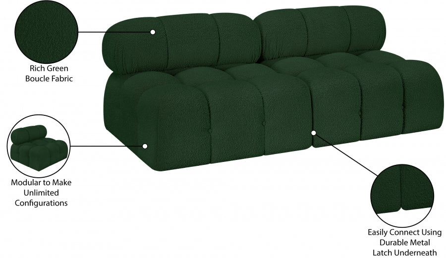 Canapé Ames en tissu bouclé