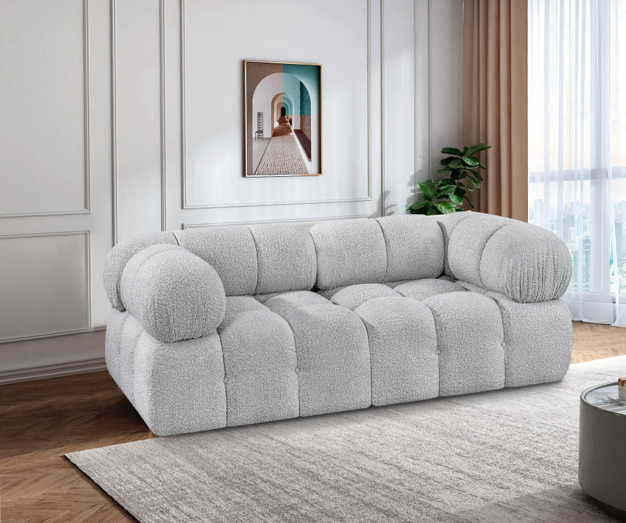 Canapé Ames en tissu bouclé