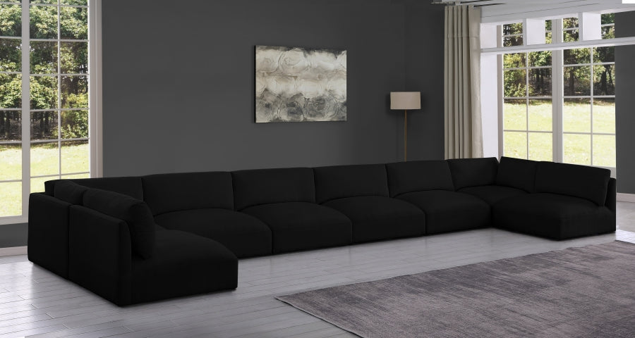 Sectionnel facile en tissu