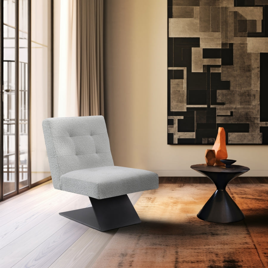 Fauteuil d'appoint en tissu boucle Zeal