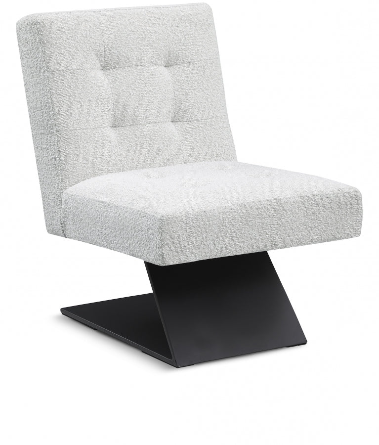 Fauteuil d'appoint en tissu boucle Zeal