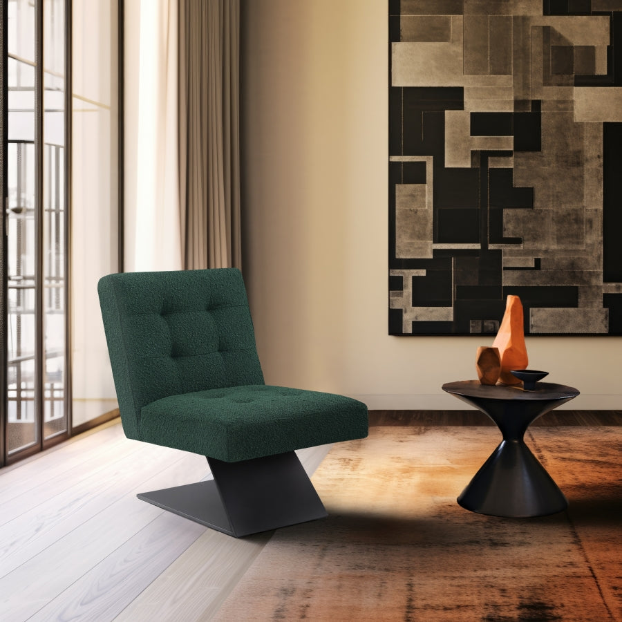 Fauteuil d'appoint en tissu boucle Zeal