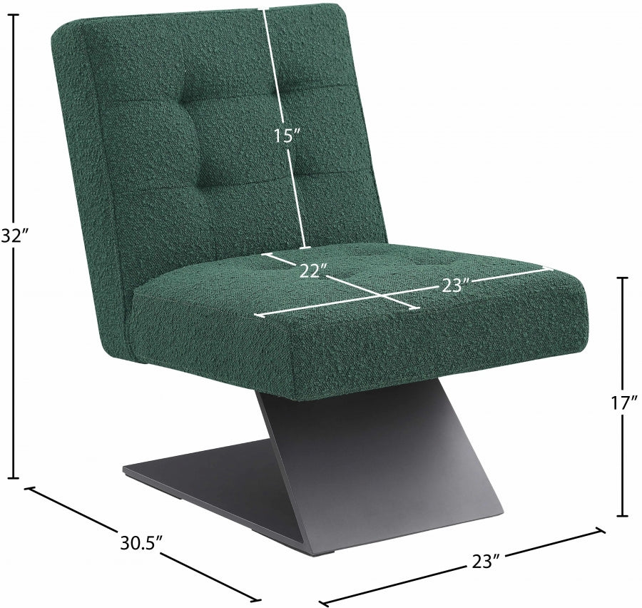 Fauteuil d'appoint en tissu boucle Zeal