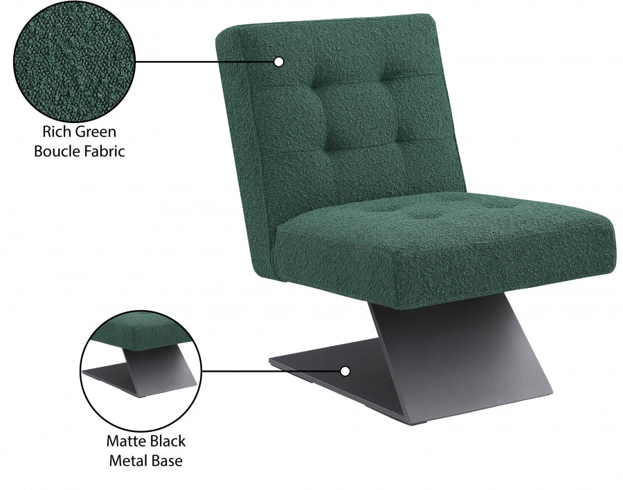 Fauteuil d'appoint en tissu boucle Zeal
