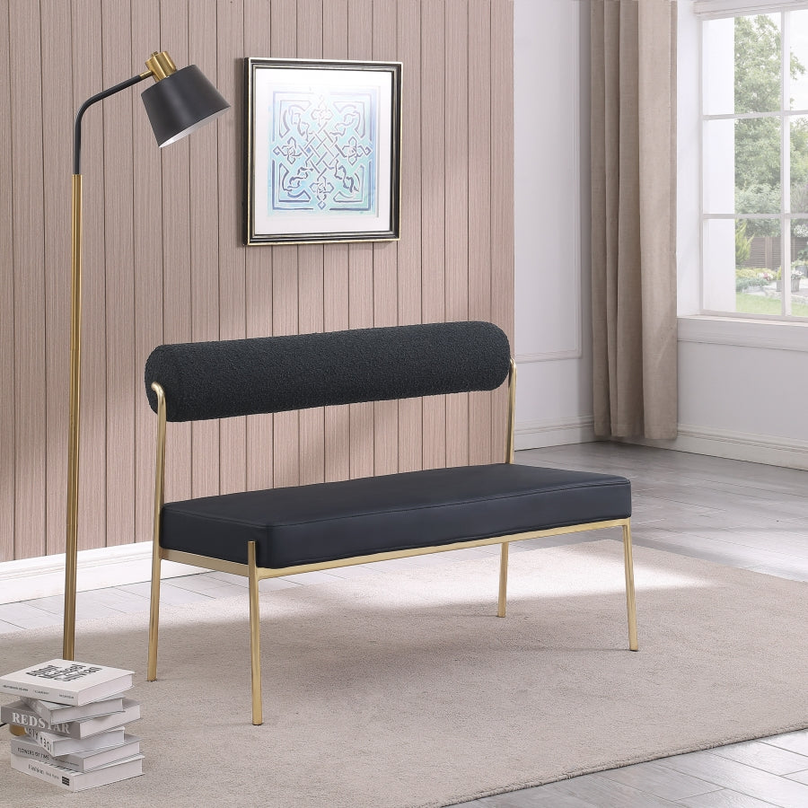 Banc en cuir végétalien Carly