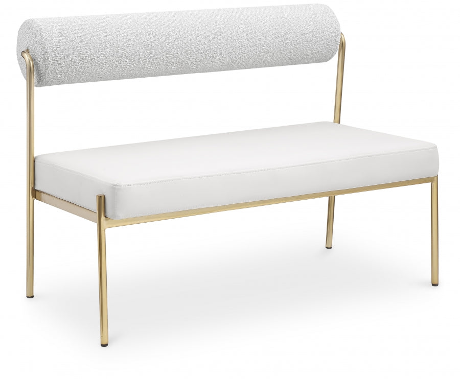 Banc en cuir végétalien Carly