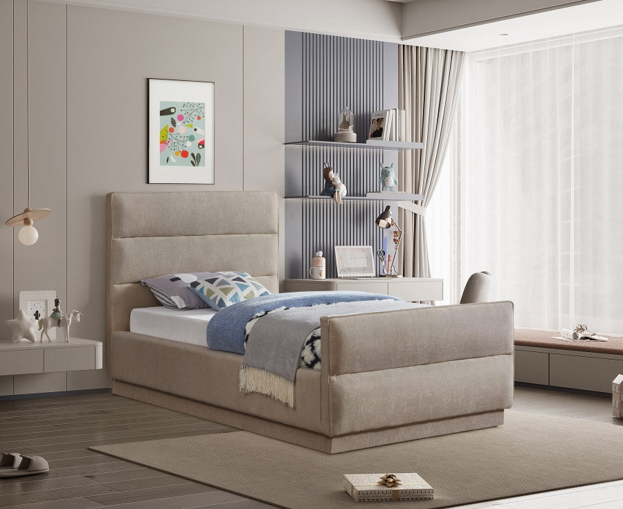 Lit en tissu chenille Paxton
