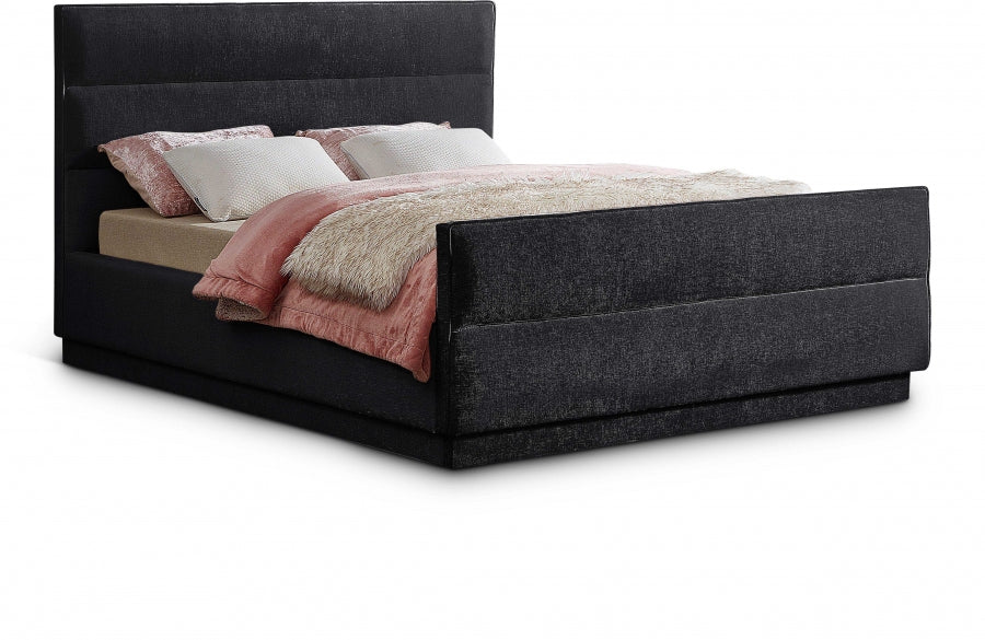 Lit double en tissu chenille Paxton