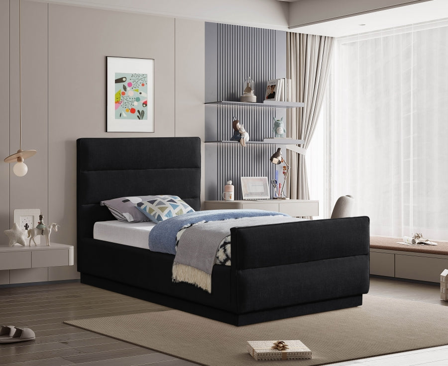 Lit en tissu chenille Paxton