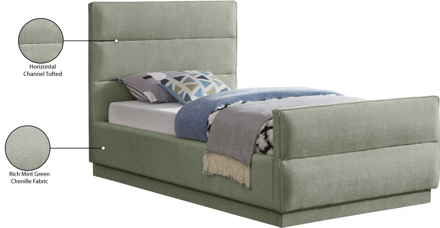 Lit en tissu chenille Paxton