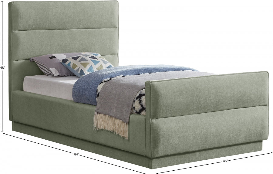 Lit en tissu chenille Paxton