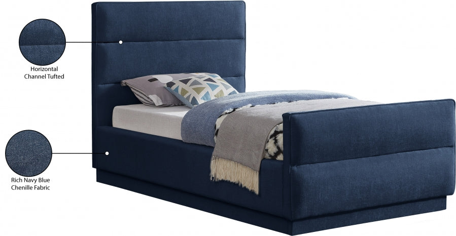 Lit en tissu chenille Paxton