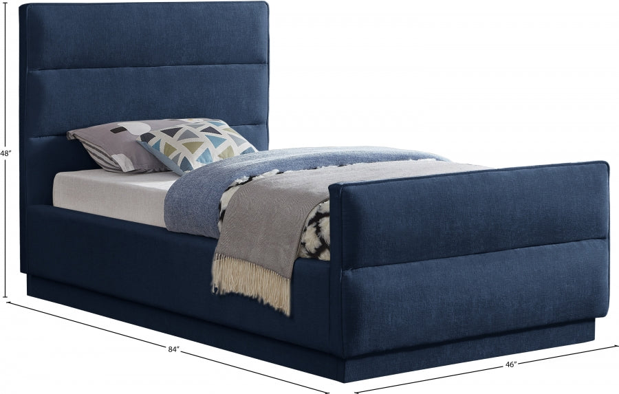 Lit en tissu chenille Paxton