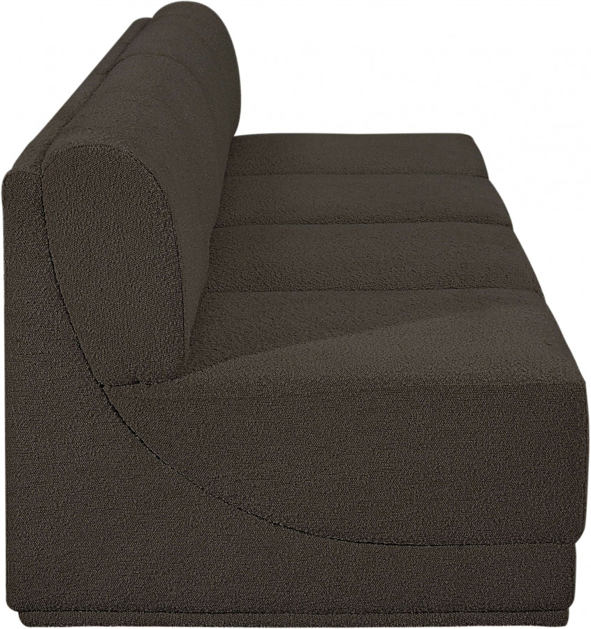 Canapé en tissu boucle Ollie