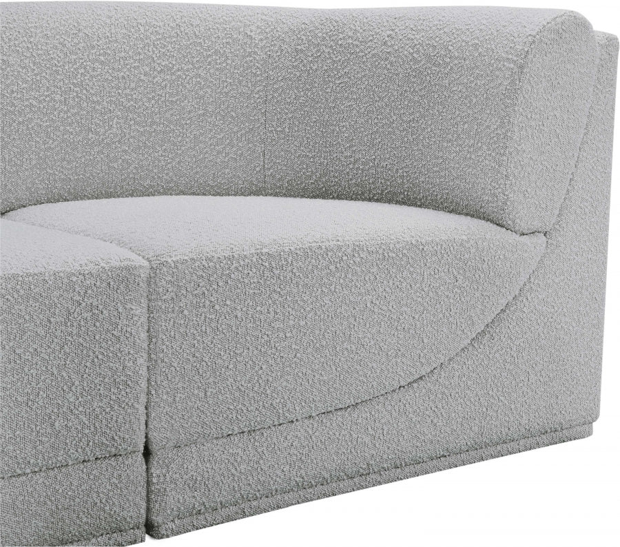 Canapé en tissu boucle Ollie