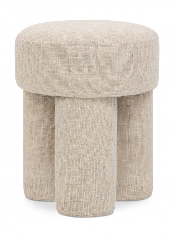 Pouf/tabouret en tissu Larson