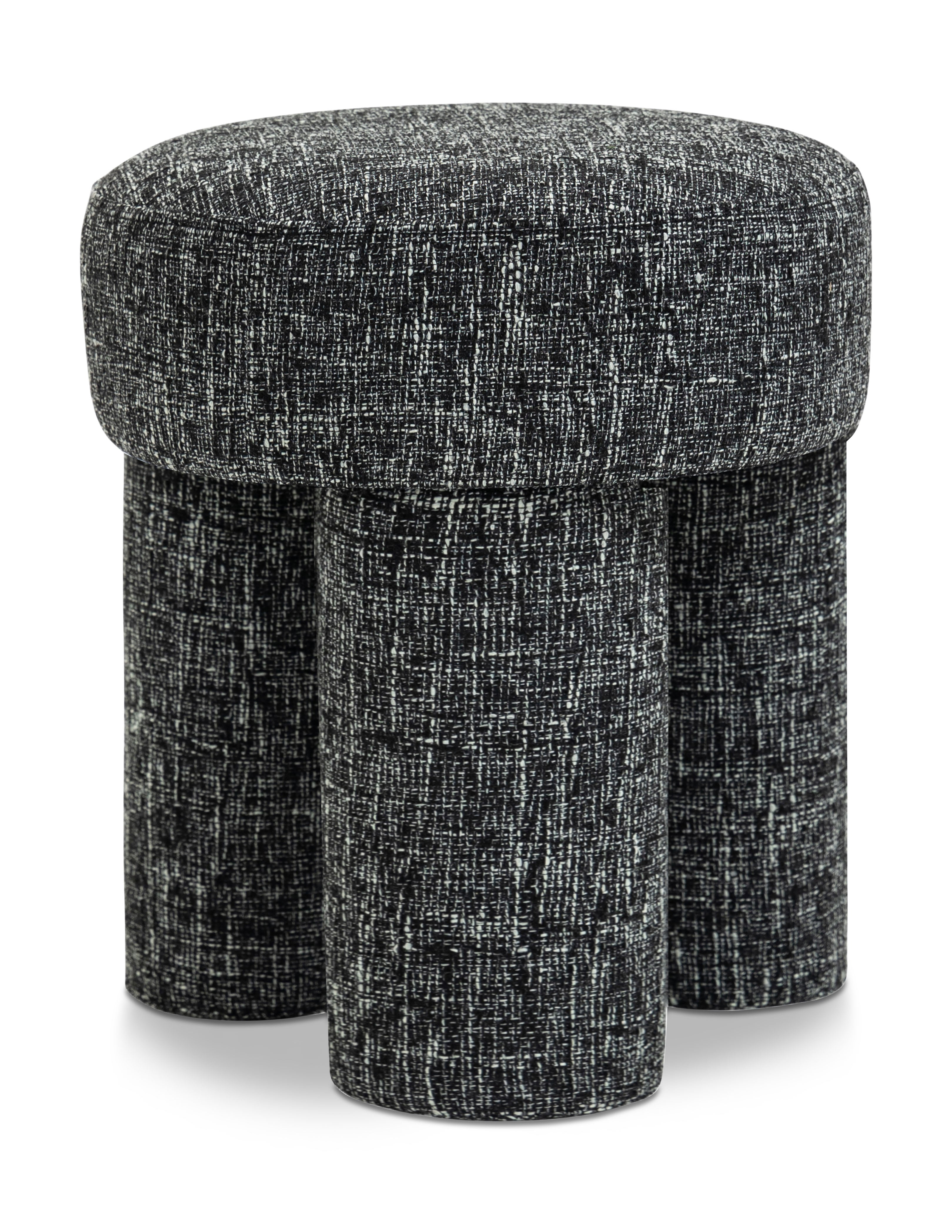 Pouf/tabouret en tissu Larson