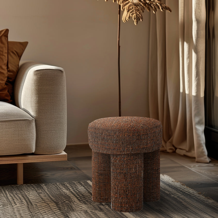Pouf/tabouret en tissu Larson