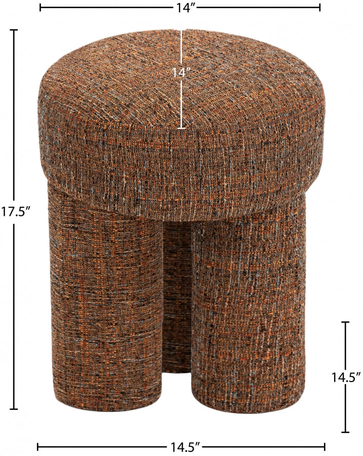 Pouf/tabouret en tissu Larson