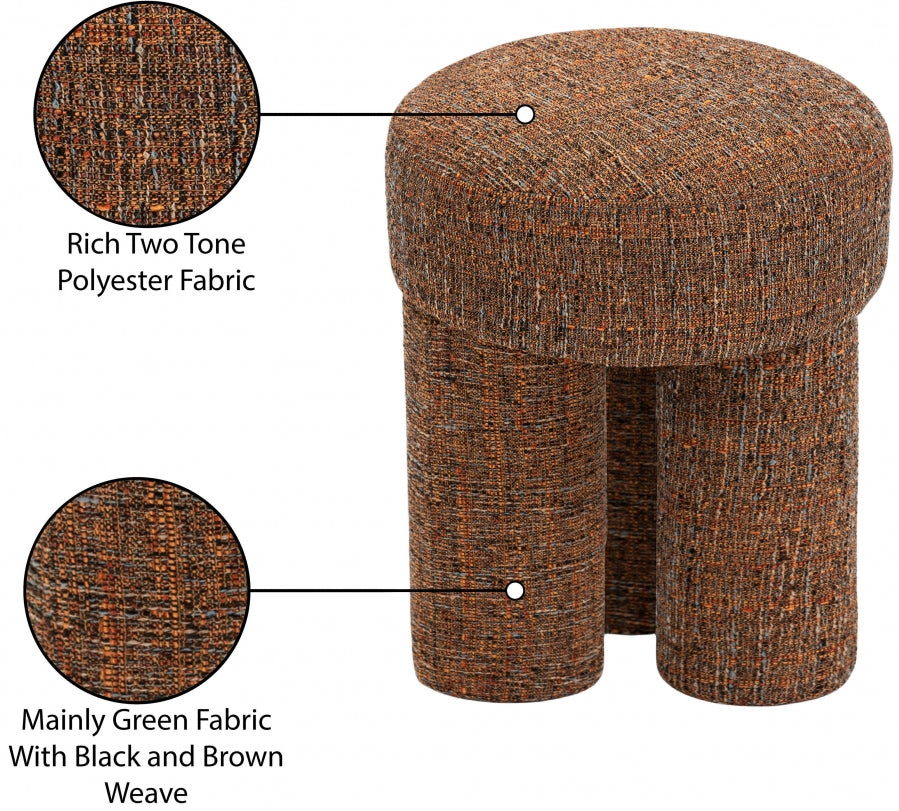 Pouf/tabouret en tissu Larson