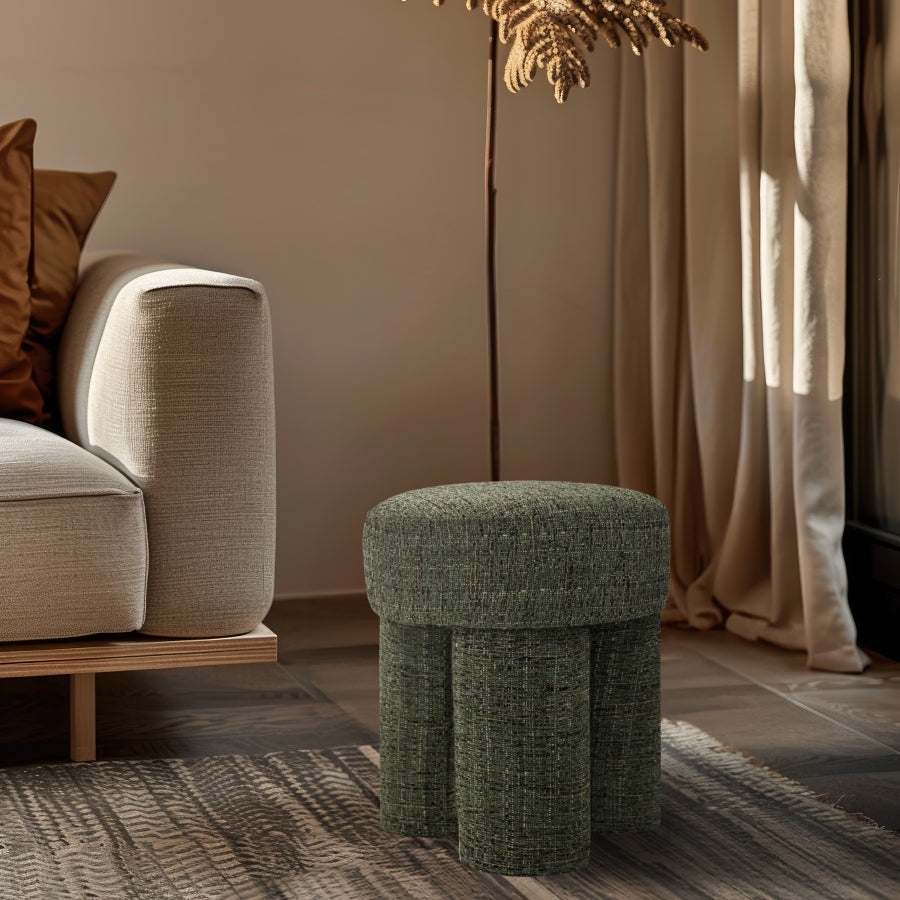 Pouf/tabouret en tissu Larson