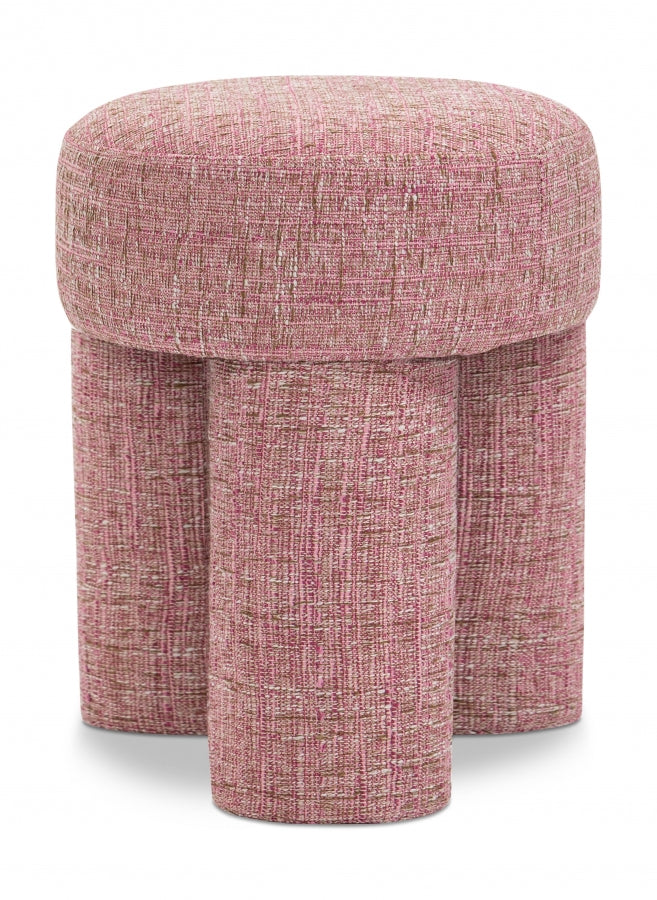 Pouf/tabouret en tissu Larson