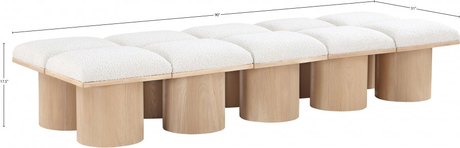 Tissu Boucle Pavillon 10pc. Banc Modulaire
